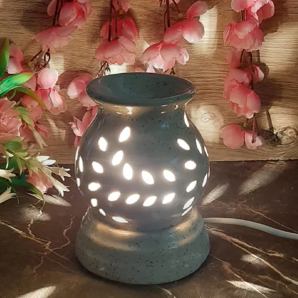 Electric_Diffuser_Aroma_Oil_Burner_Matki_Shape_Handicraft_by_Awarded__n_Artisan_(White)