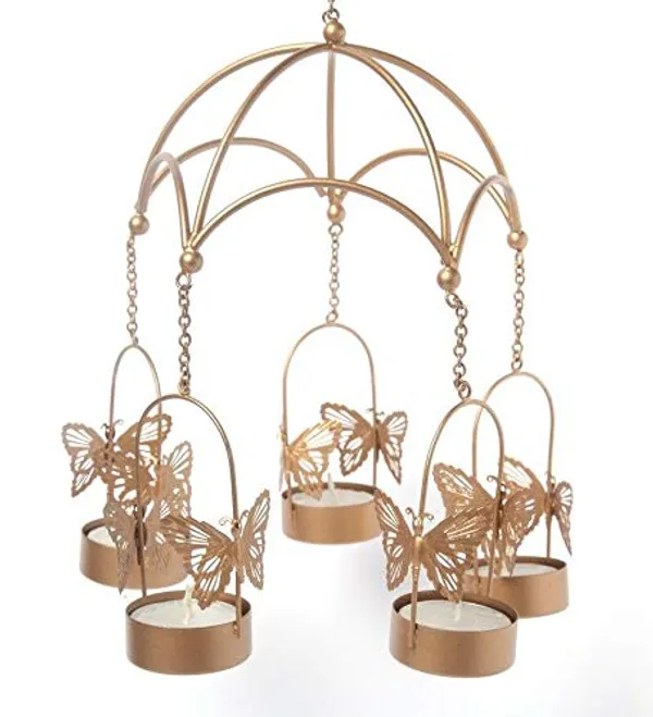 Hanging_Umbrella_Tealight_Candle_Holder_Tea_Light_Holder_with_6_Tea_Lights_for_Diwali_Decoration_Handicraft