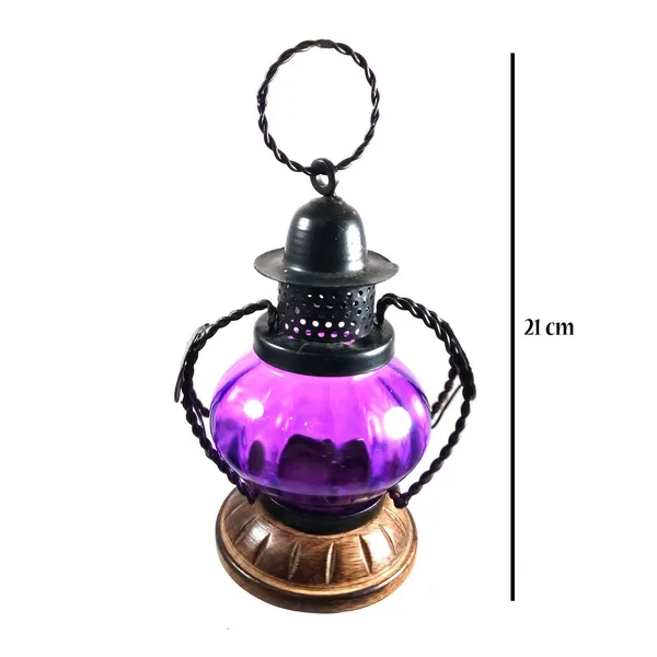 Pink_Glass_Lamp_Lantern_Tea_Light_Holder_Decorative_Hanging_or_Table_Lamp