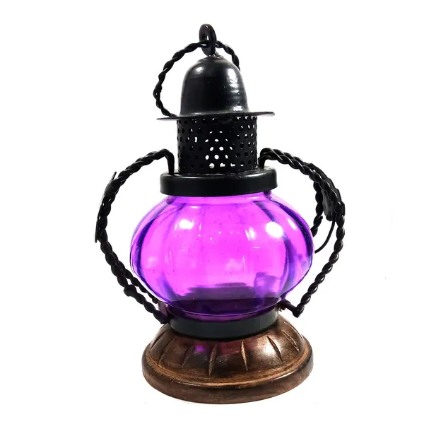 Pink_Glass_Lamp_Lantern_Tea_Light_Holder_Decorative_Hanging_or_Table_Lamp