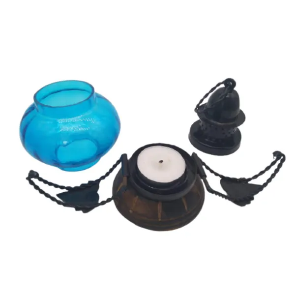 Green_Glass_Lamp_Lantern_Tea_Light_Holder_Decorative_Hanging_or_Table_Lamp
