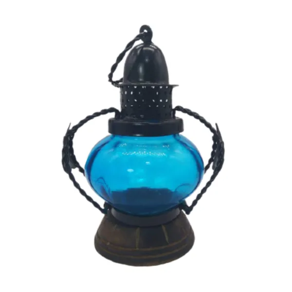 Green_Glass_Lamp_Lantern_Tea_Light_Holder_Decorative_Hanging_or_Table_Lamp