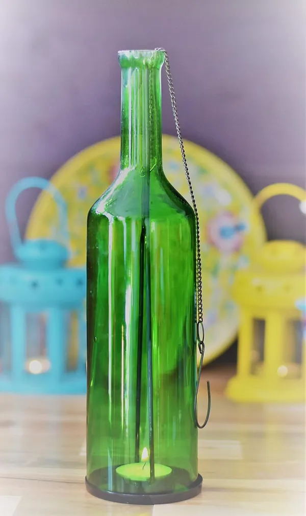 Green_Glass_Bottle_Recycled_Beer_Bottle_Tea_Light_Holder_12_Inch