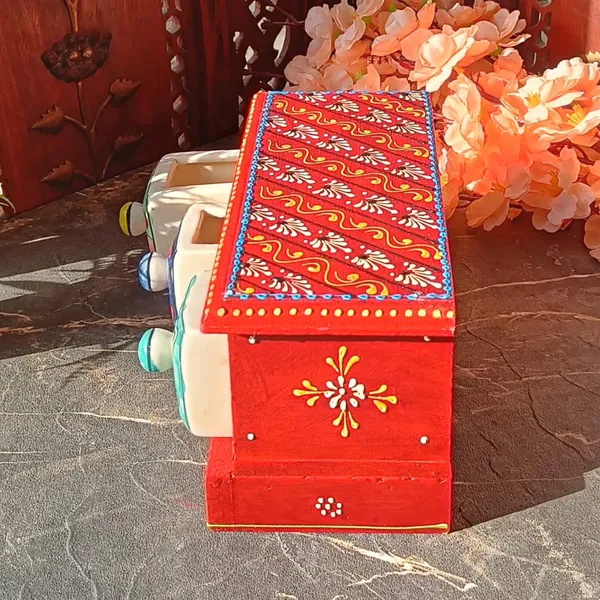 Red_Wooden_and_Ceramic_Chest_Drawer_Set_of_3_Hand-painted_Drawers_Jewelry_Storage_Organiser_for_Chains_Rings_Nose_Pins_Hair_Pins_Necklaces