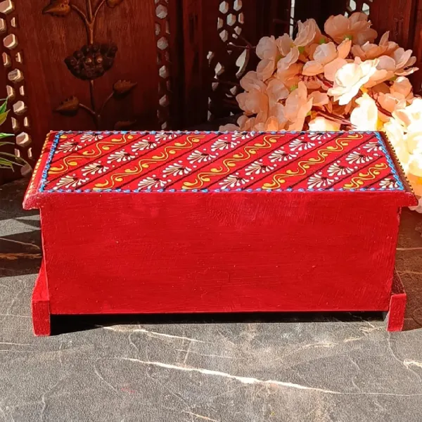 Red_Wooden_and_Ceramic_Chest_Drawer_Set_of_3_Hand-painted_Drawers_Jewelry_Storage_Organiser_for_Chains_Rings_Nose_Pins_Hair_Pins_Necklaces