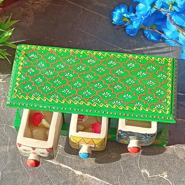 Green_Wooden_and_Ceramic_Chest_Drawer_Set_of_3_Hand-painted_Drawers_Jewelry_Storage_Organiser_for_Chains_Rings_Nose_Pins_Hair_Pins_Necklaces