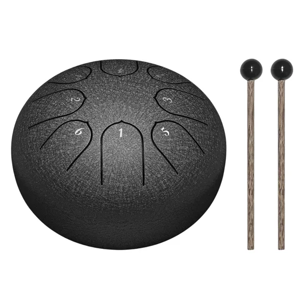 Black_Steel_Hand_Drum_6_Inches_Percussion_Instrument_For_Creating_New_Music,_Healing,_Yoga,_Meditation_(Black)