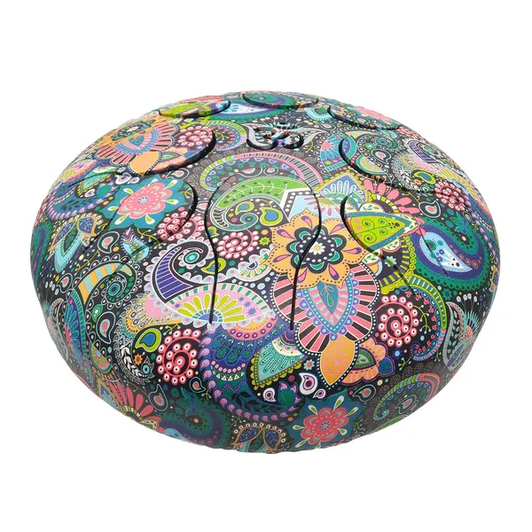 OM_Tongue_Drum_Tank_Drum_Steel_Percussion_Hangpan_Drum_Hand_drum_Musical_Instrument_with_Bag_and_Mallets_Stick_(9_Inch,_Multicolor)