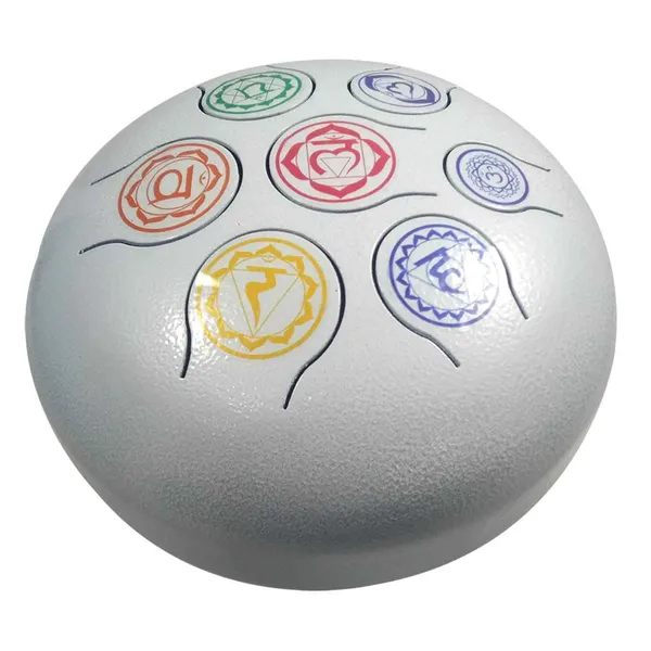 Percussion_Steel_Drum_Hand_Drum_Musical_instrument_10_inches_diameter_(White_OM)