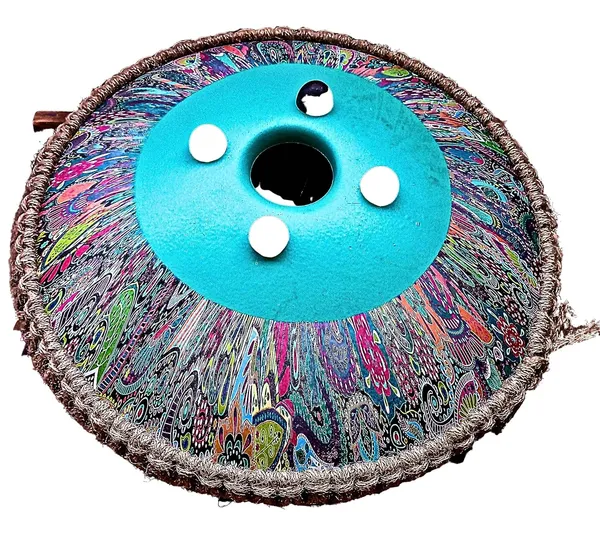 Multicolor_14_inch_Steel_Tongue_Drum_Handpan_Hang_Drum_22_Notes_Percussion_Instrument_with_Sling_Bag