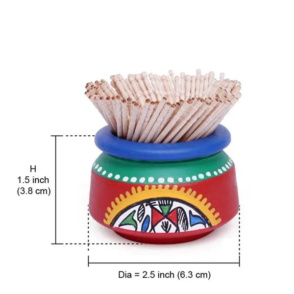 Red_And_Blue_Terracotta_Toothpick_Holder_Decorative_Handpainted_Clay_Tableware_(Toothpick_not_included)