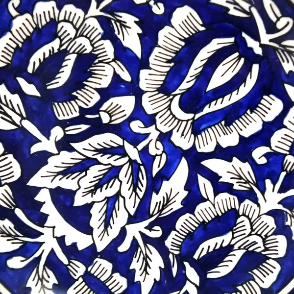 Blue_Ceramic_Serving_Plate_Platter_Salad_Snacks_Hand_Painted_Decorative_Platter_7.5_Inch