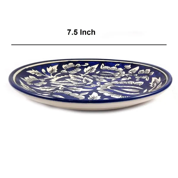 Blue_Ceramic_Serving_Plate_Platter_Salad_Snacks_Hand_Painted_Decorative_Platter_7.5_Inch