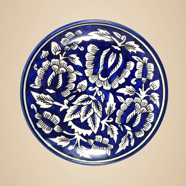 Blue_Ceramic_Serving_Plate_Platter_Salad_Snacks_Hand_Painted_Decorative_Platter_7.5_Inch
