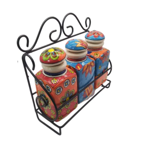 Multicolor_3_Jars_With_Stand_Hand_Painted_Jars_Vaccum_Closure_for_Sugar_Spices_Tea_Coffee_Storage_Kitchen_Organiser