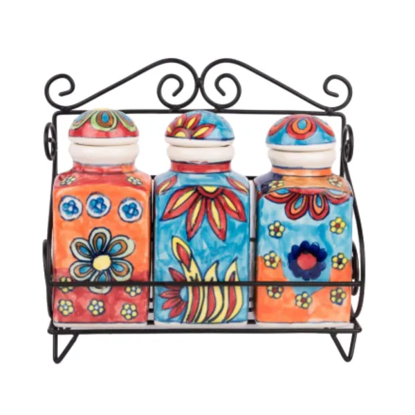 Multicolor_3_Jars_With_Stand_Hand_Painted_Jars_Vaccum_Closure_for_Sugar_Spices_Tea_Coffee_Storage_Kitchen_Organiser