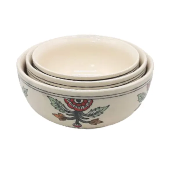 Off_White_Ceramic_Serving_Bowl_Set_of_3_Handpainted_Decorative_Bowls_Double_Fired_1000_ML,_800_ML_&_600_ML