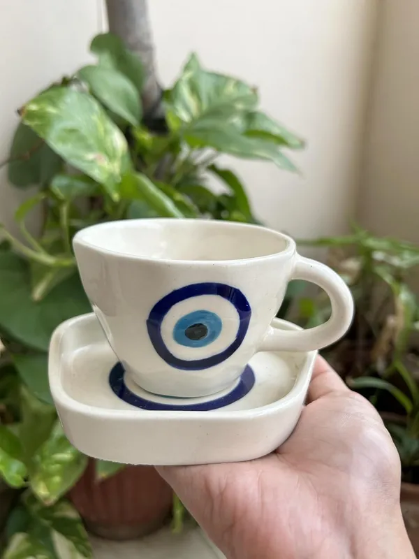 White_Blue_Ceramic_Cup_and_Saucer_Hand_Painted_Evil_Eye_Design_Decorative_Morning_Tea_Coffee_Set