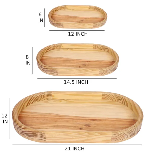 Pine_Wood_Serving_Tray_Set_of_3_Oval_Platters_for_Fruits,_Salad,_Snacks,_Platters,_Tikkas_Large_Tray_Set_Serveware