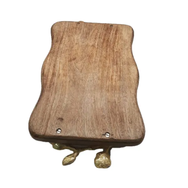 Wooden_Tray_with_Strong_Gold_Handle_Designer_Tray_Large_Tray_for_6_Glasses_(14.5x9.5_Inch)