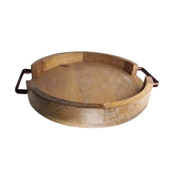 Acacia_Wood_Serving_Tray_with_Designer_Metal_Handles_Classic_Platter_Large_13_inch
