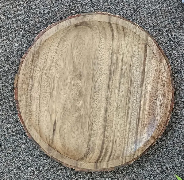 Acacia_Wood_Serving_Tray_Platter_with_Real_Tree_Bark_Round_Edge_for_Tikka_Snacks_Fruits_Salad_Hot_&_Cold_Beverage_Large_Serveware_12.5_inch