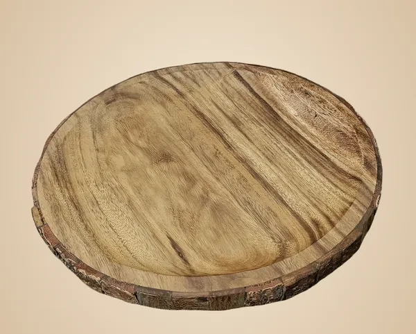 Acacia_Wood_Serving_Tray_Platter_with_Real_Tree_Bark_Round_Edge_for_Tikka_Snacks_Fruits_Salad_Hot_&_Cold_Beverage_Large_Serveware_12.5_inch