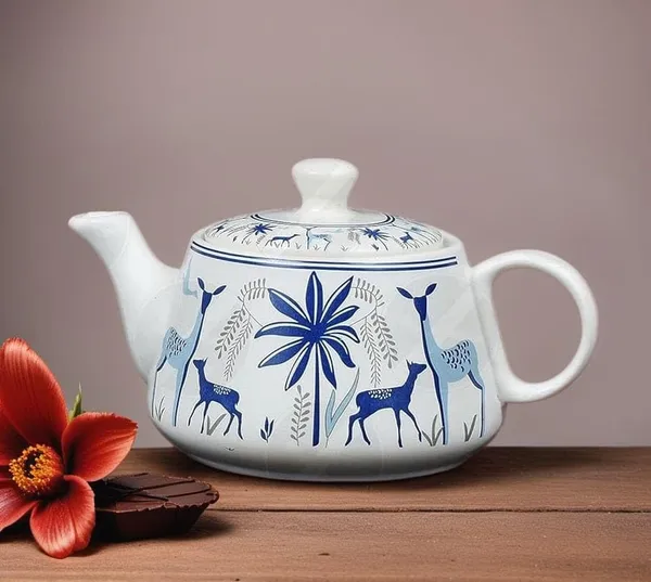 Blue_White_Ceramic_Morning_Tea_Kettle_Set_with_6_Cups_(150ml)_and_1_Kettle_(900ml)_-_Classy_Forest_Design