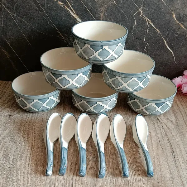 Grey_Ceramic_Soup_Bowls_with_Spoons_Set_of_6_Cereal_Bowl_Ramen_Bowls_250_ML_Hand_Painted_Geometric_Classy_Design