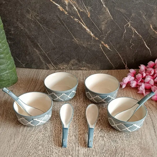 Grey_Ceramic_Soup_Bowls_with_Spoons_Set_of_4_Cereal_Bowl_Ramen_Bowls_250_ML_Hand_Painted_Geometric_Classy_Design