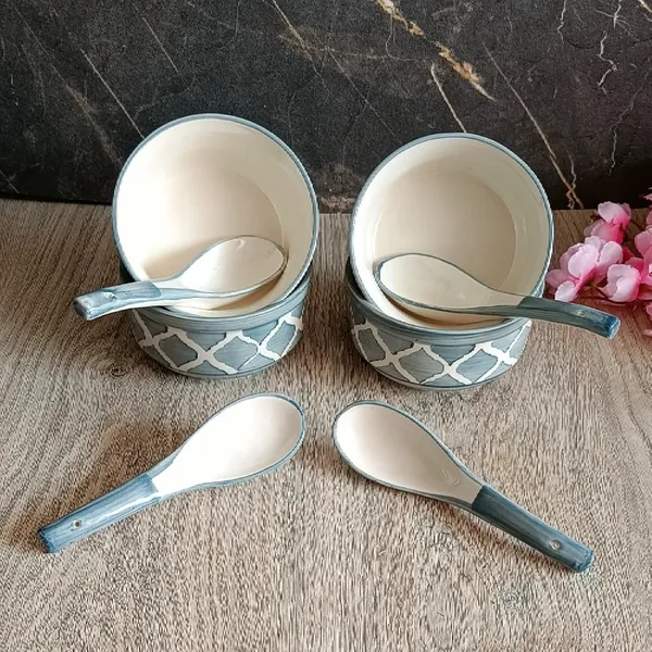 Grey_Ceramic_Soup_Bowls_with_Spoons_Set_of_4_Cereal_Bowl_Ramen_Bowls_250_ML_Hand_Painted_Geometric_Classy_Design