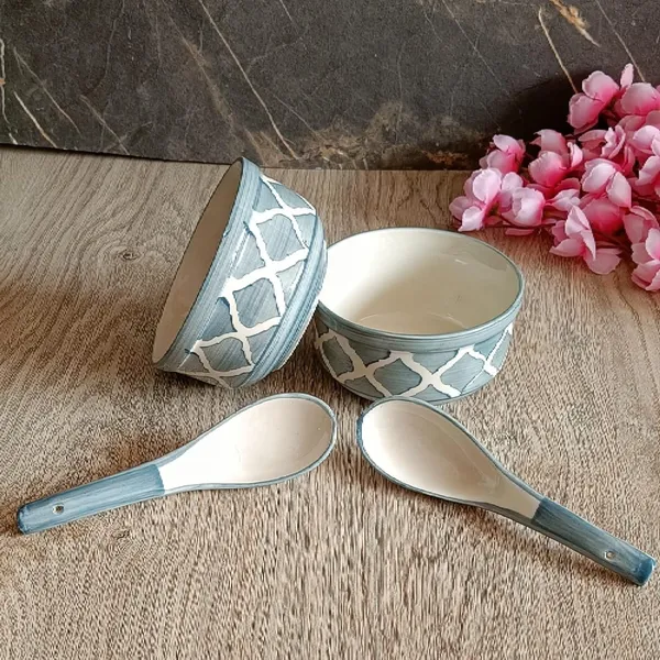 Grey_Ceramic_Soup_Bowls_with_Spoons_Set_of_2_Cereal_Bowl_Ramen_Bowls_250_ML_Hand_Painted_Geometric_Classy_Design