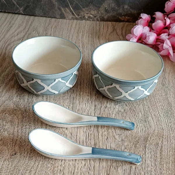 Grey_Ceramic_Soup_Bowls_with_Spoons_Set_of_2_Cereal_Bowl_Ramen_Bowls_250_ML_Hand_Painted_Geometric_Classy_Design
