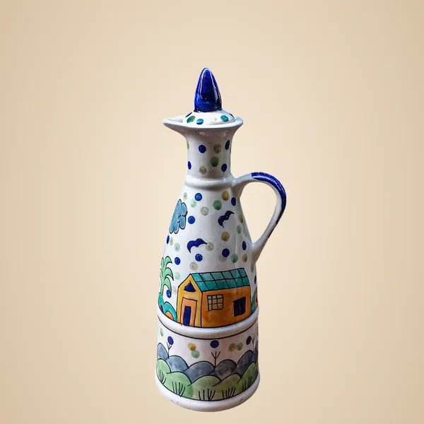 Multicolor_Ceramic_Storage_Bottle_Jug_Jar_Oil_Dispenser_With_Lid_Hand_Painted_Moroccan_Pottery_Design_Decorative_Kitchen_Storage_750_ML