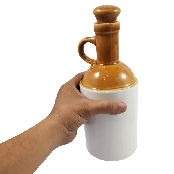 Brown_Ceramic_Multipurpose_Storage_Bottle_Jug_Jar_Oil_Dispenser_With_Lid_Hand_Painted_Pottery_Decorative_Kitchen_Storage_750_ML