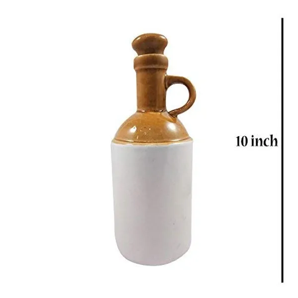 Brown_Ceramic_Multipurpose_Storage_Bottle_Jug_Jar_Oil_Dispenser_With_Lid_Hand_Painted_Pottery_Decorative_Kitchen_Storage_750_ML