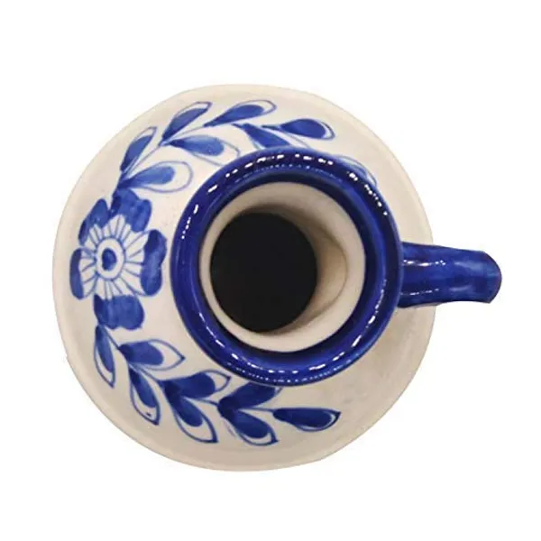 Blue_Ceramic_Multipurpose_Storage_Bottle_Jug_Jar_Oil_Dispenser_With_Lid_Hand_Painted_Floral_Design_Kitchen_Storage_750_ML