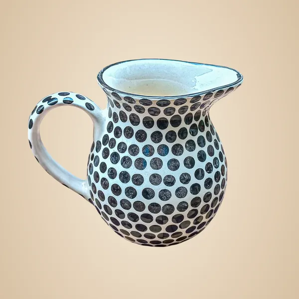 Black_and_White_Ceramic_Polka_Dots_Serving_Jug_Pitcher_Container_Serve_Water_Juices_Beverages_Shakes_800_ml_Hand_Painted_by_Awarded_Artisan