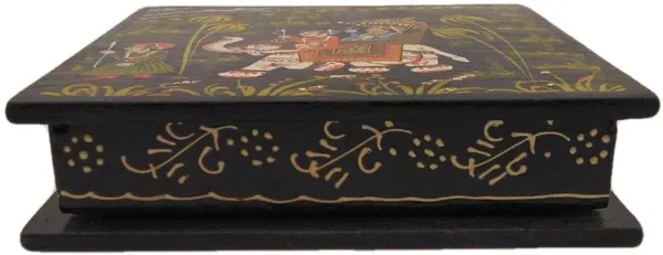 Wooden_Coaster_Set_and_Pen_Stand_Set_of_2_King_Royal_Procession_Hand_Painted