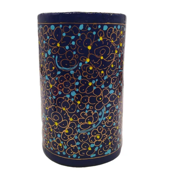Blue_Pen_Holder_Pencil_Holder_for_Desk_Organizer_exclusive_Papier_Mache_Kashmir_Craft