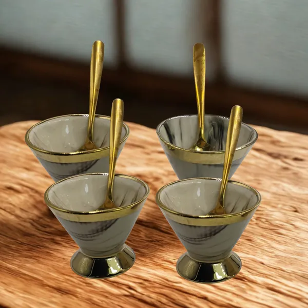 Ice-cream_Bowls_Set_Ceramic_beige_and_Gold_Dessert_Mugs_with_Golden_Dessert_Spoon_set_of_4