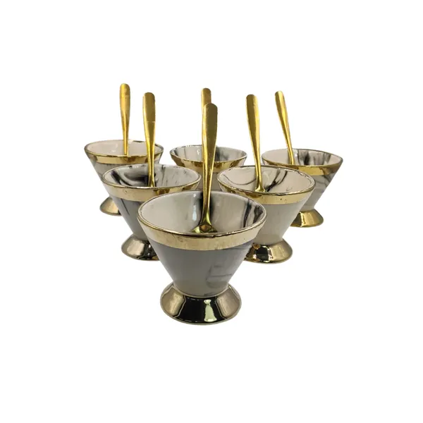 Ice-cream_Bowls_Set_Ceramic_beige_and_Gold_Dessert_Mugs_with_Golden_Dessert_Spoon_set_of_6