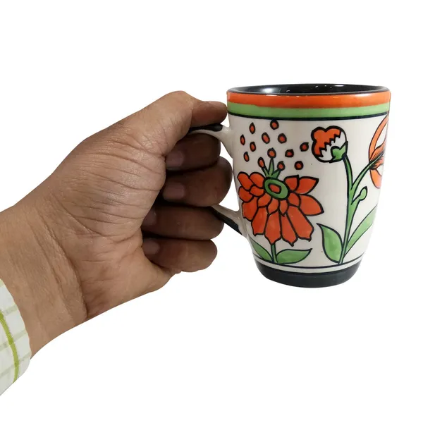 India_Meets_India_Coffee_Mug/Cup_Ceramic_Set_of_2_Handmade