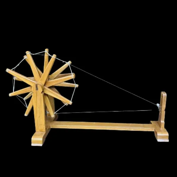 Gandhi_ji_Bardoli_Khadi_Charkha_Wooden_Working_Model_19_inch