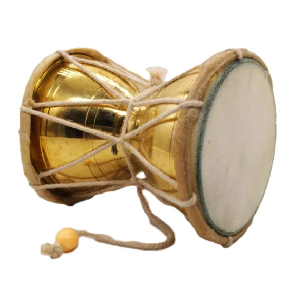 India_Meets_India_Handmade_Gold_Damroo_Shiva_Damru_Pooja_Musical_Damaru_by_Awarded_Indian_Artisan