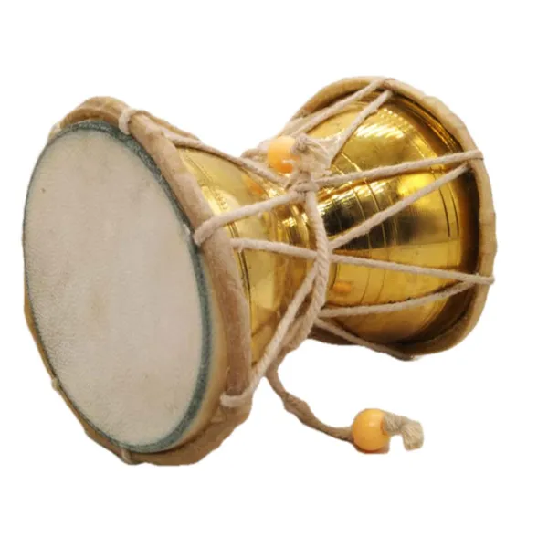 India_Meets_India_Handmade_Gold_Damroo_Shiva_Damru_Pooja_Musical_Damaru_by_Awarded_Indian_Artisan