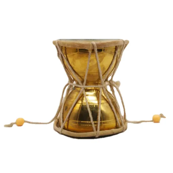 India_Meets_India_Handmade_Gold_Damroo_Shiva_Damru_Pooja_Musical_Damaru_by_Awarded_Indian_Artisan