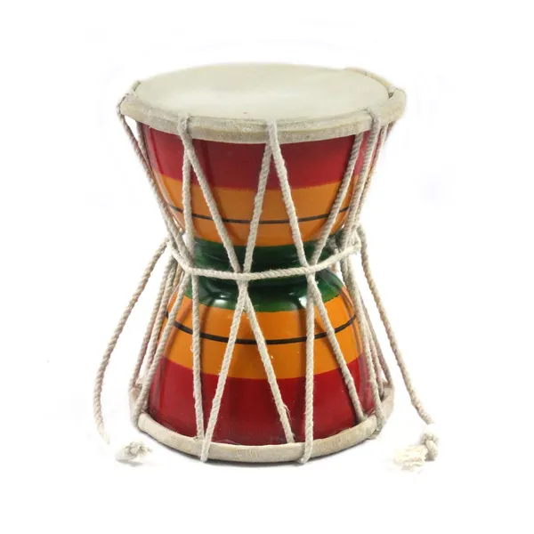 India_Meets_India_Handmade_Kids_4"_Damroo_Shiva_Damru_Musical_Damaru_Musical_Instrument_Best_For_Gifting_Made_By_Awarded_Indian_Artisans_(Multicolor-Mango_Wood)
