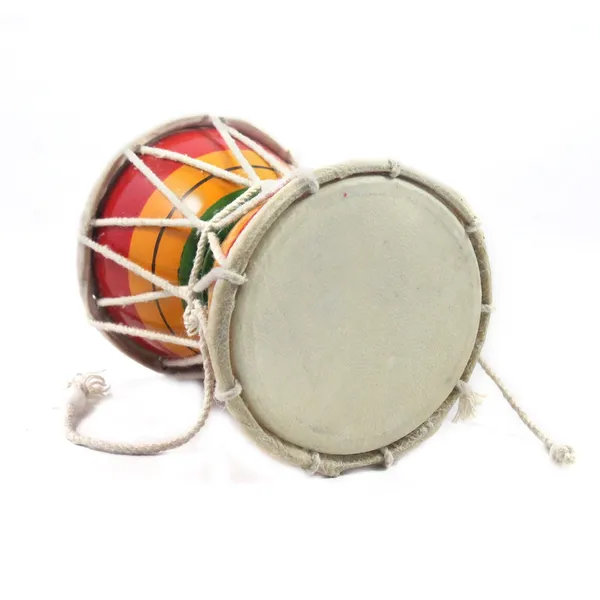 India_Meets_India_Handmade_Kids_4"_Damroo_Shiva_Damru_Musical_Damaru_Musical_Instrument_Best_For_Gifting_Made_By_Awarded_Indian_Artisans_(Multicolor-Mango_Wood)