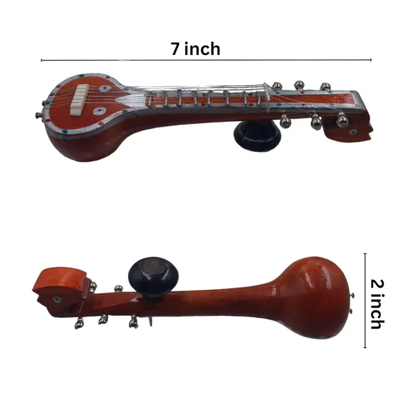 India_Meets_India_Miniature_Veena_Collectible_7_inch_in_Gift_Box